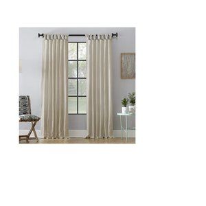 *CLEARANCE*  Archaeo Washed 100% Cotton Twist Tab Curtain, Oatmeal